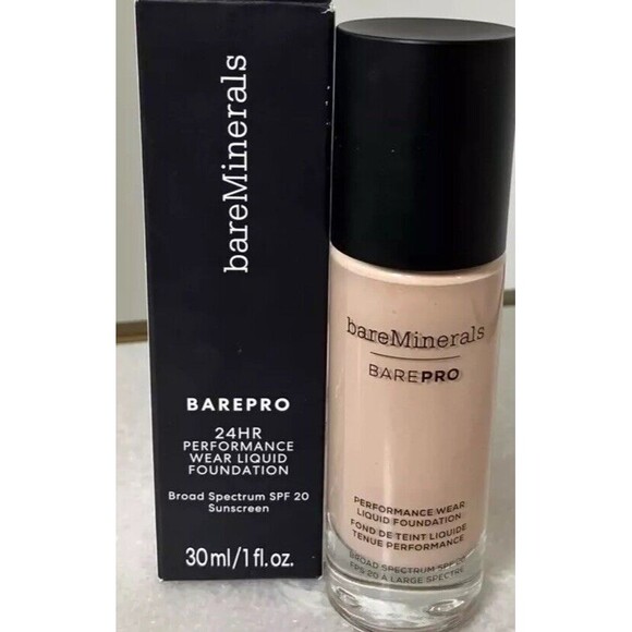 bareMinerals Original Medium Tab 18 Foundation Liquid 1oz SPF 20‎ Mineral Makeup - Picture 1 of 3